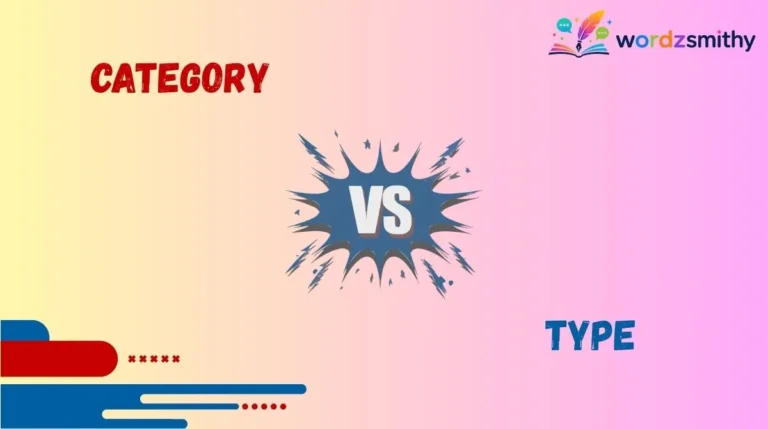 Category vs Type