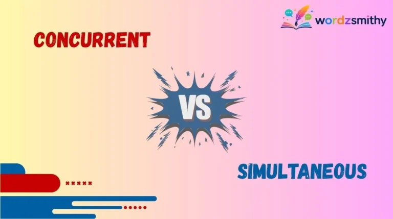 Concurrent vs Simultaneous