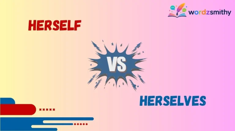 Herself vs Herselves