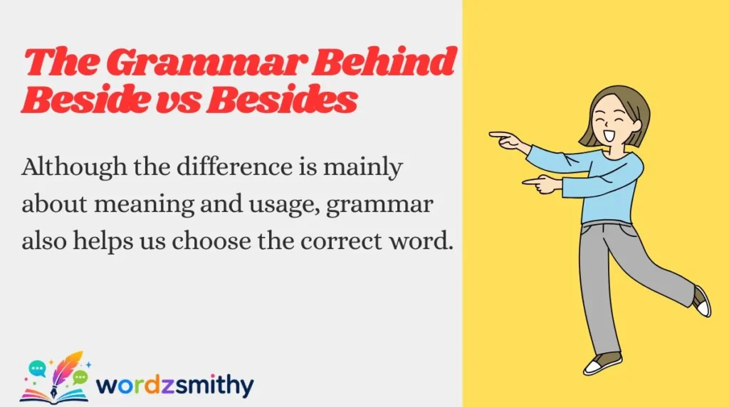 The Grammar Behind Beside vs Besides