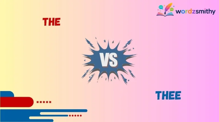 The vs Thee