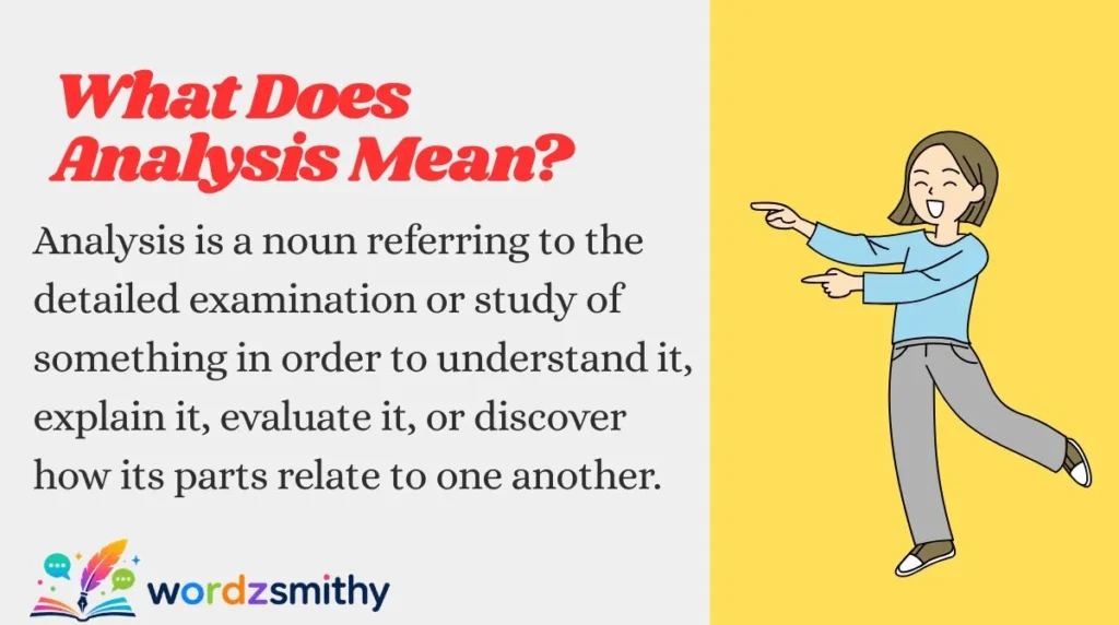 What Does Analysis Mean?