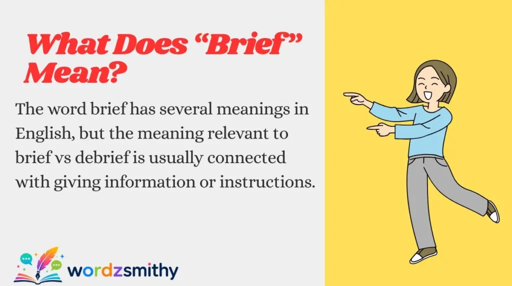 What Does “Brief” Mean?