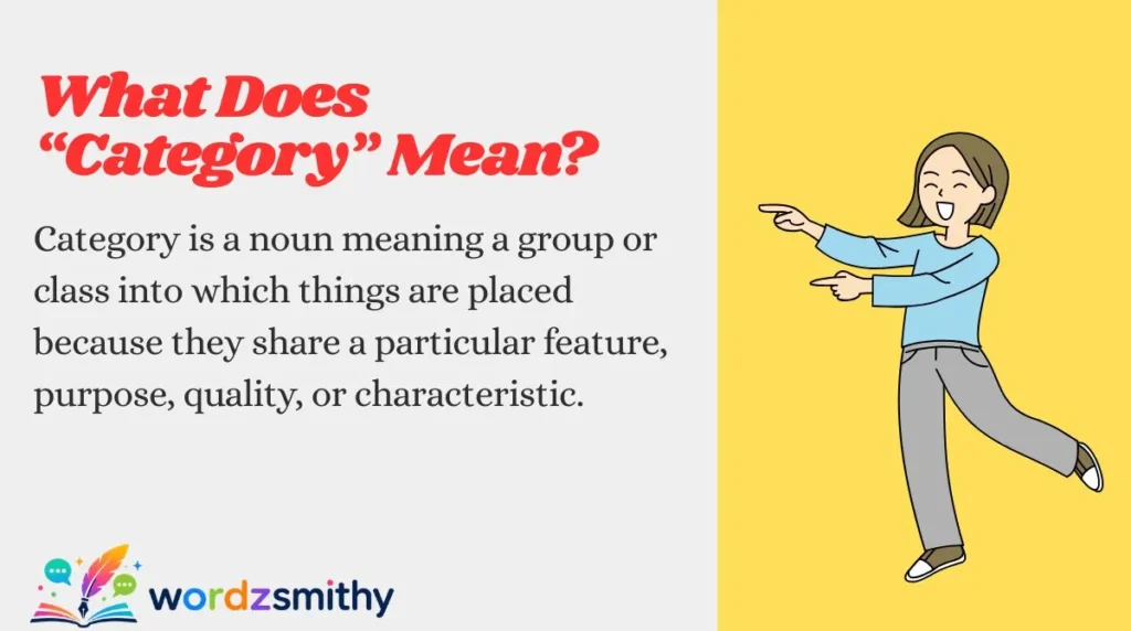 What Does “Category” Mean?