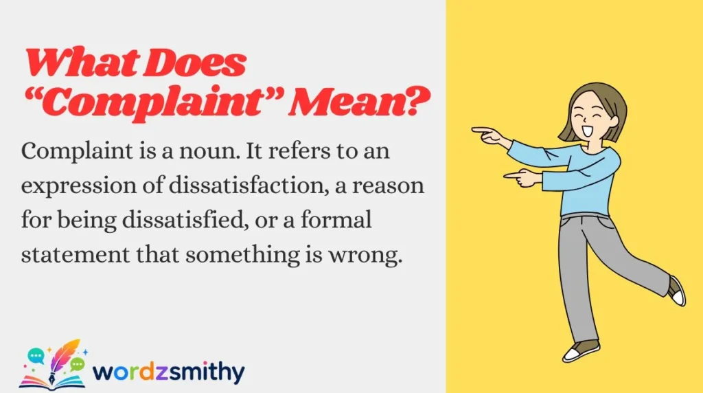 What Does “Complaint” Mean?