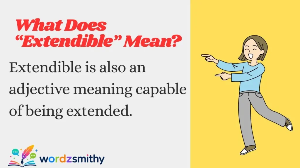 What Does “Extendible” Mean?