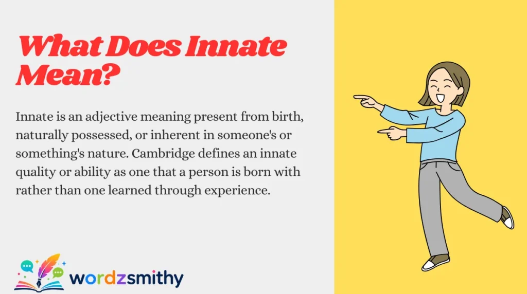 What Does Innate Mean?