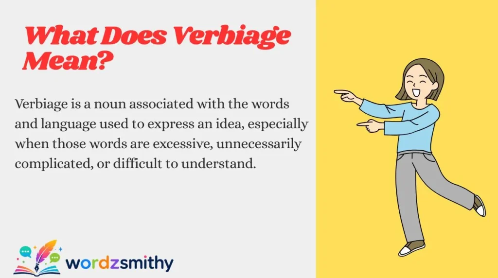 What Does Verbiage Mean?