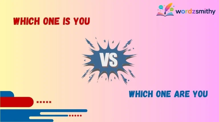 Which One Is You vs Which One Are You