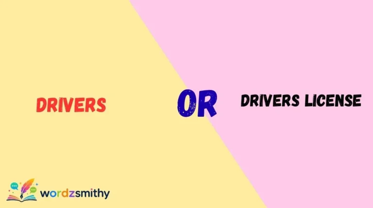 Drivers or Drivers License