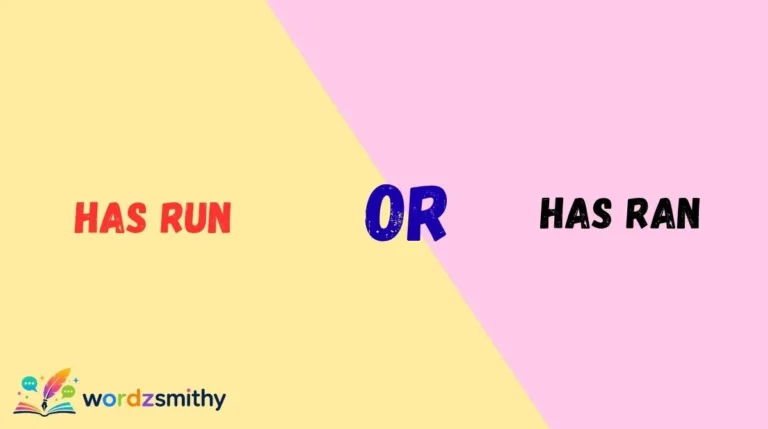 Has Run or Has Ran