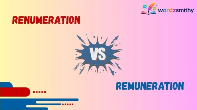 Renumeration vs Remuneration