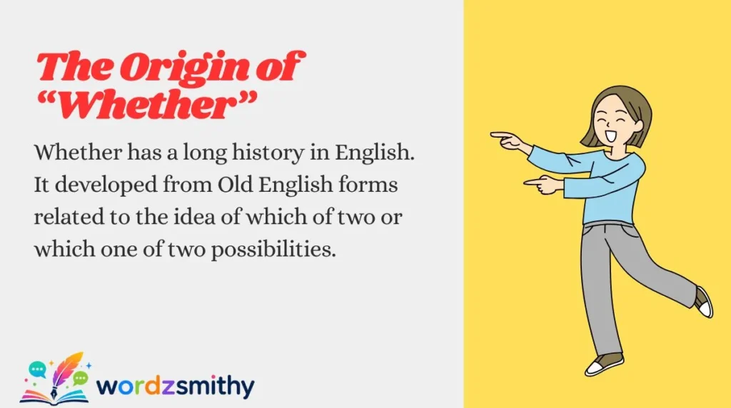 The Origin of “Whether”