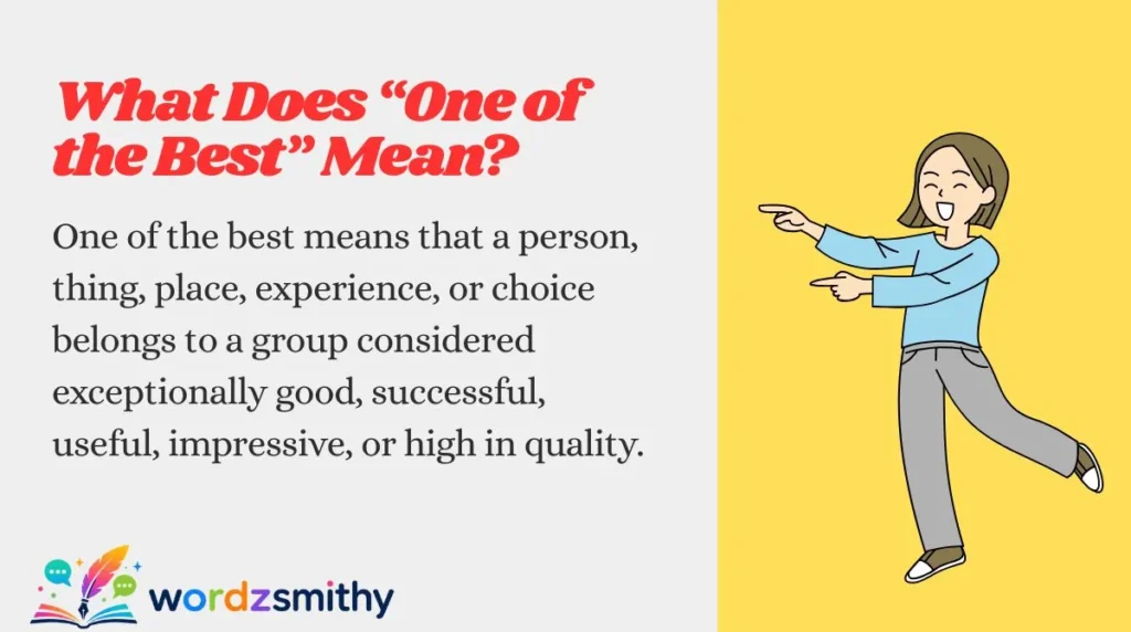What Does “One of the Best” Mean?